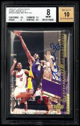 2000-01 Upper Deck #AKB Kobe Bryant Game Jerseys 2 Autograph【BGS NM-MT 8/AU10】  (MSV#1692)
