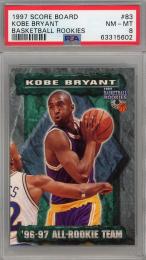 1997 Score Board Kobe Bryant Basketball Rookies #83【PSA8】 Los Angeles Lakers