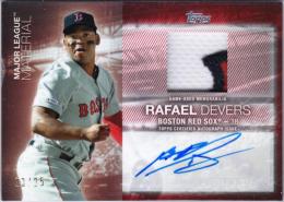 2020 TOPPS Update Rafael Devers Major League Material Autograph Red 25枚限定 /23