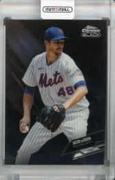 2021 Topps Chrome Black New York Mets Jacob deGrom Base