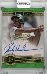 2021 Topps Five Star Oakland Athletics Rickey Henderson Autographs Green(パラレル版) 04/15