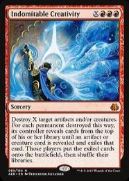 不屈の独創力/Indomitable Creativity》[AER] 赤R | 日本最大級 MTG通販サイト「晴れる屋」