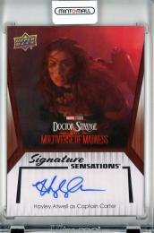 2024 UPPER DECK MARVEL STUDIOS' SERIES 2 -Cinematic Hayley Atwell as Captain Carter Signature Sensations/Auto/Doctor Strange in The Multiverse of Madness/#SS-HH