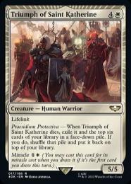 MTG 聖カトリーヌの凱旋  英語版 四枚セット ミントモール / MINT GAMES MTG(東日本橋) / 【40K】【JPN】《聖