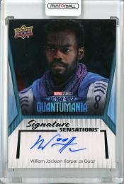 2024 UPPER DECK MARVEL STUDIOS' SERIES 2 -Cinematic William Jackson Harper as Quaz Signature Sensations/Auto/Ant-Man and the Wasp: Quantumania/#SS-WH