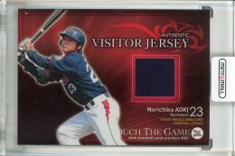 2007 BBM Touch The Game 青木宣親 メモラビリアカード【267/300】 東京ヤクルトスワローズ