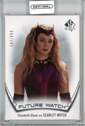 2024 UPPER DECK MARVEL STUDIOS' SERIES 1 – Disney+ Elizabeth Olsen as Scarlet Witch SP Authentic Future Watch Retros/#FW-2【597/999】