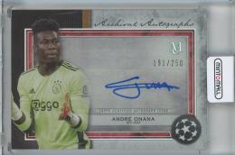 2020-21 Topps Museum Collection UEFA Champions League Andre Onana Archival Autographs #AAAO【191/250】 AFC-AJAX