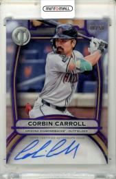 2025 Topps Tribute Corbin Carroll  #TA-CCA Tribute Autograph Purple Parallel【30/50】 Diamondbacks
