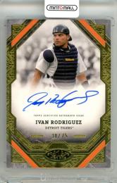 2025 Topps Tier One Ivan Rodriguez #T1A-IR Tier One Autograph Card【30/75】 Tigers