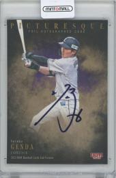 2022 BBM 2nd Version / 源田壮亮(埼玉西武ライオンズ) FOIL PICTURESQUE箔サインインサートカード 【11/15】