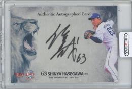 2023 BBM 埼玉西武ライオンズ / 長谷川信哉 直筆サインカード 【19/90】