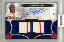 2025 Topps Tier One Bryson Stott #AT1R-BS Autographed Tier One Relic Dual Parallel【73/99】 Phillies