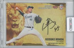 2024 BBM 埼玉西武ライオンズ / 本田圭佑 直筆サインカード 【72/90】