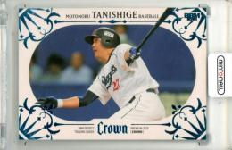 2025 BBM CROWN 谷繫元信 #09 レギュラーカード スカイブルー箔版【21/25】 中日