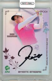 2025 EPOCH JLPGA TOP PLAYERS 仲村果乃 #AG-89 直筆サインカード 【109/129】