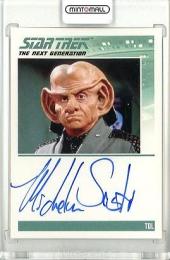 2016 Rittenhouse Star Trek The Next Generation Portfolio Prints Series 2 Michelan Sisti As Tol Autographs
