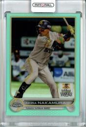 2022 Topps NPB Chrome  福岡ソフトバンク 中村晃 Base, Aqua Parallel 144/199