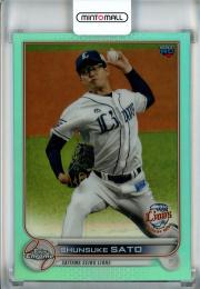 2022 Topps NPB Chrome  埼玉西武 佐藤隼輔 Base, Aqua Parallel 098/199