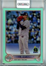 2022 Topps NPB Chrome  東京ヤクルト 石山泰稚 Base, Aqua Parallel 114/199