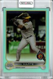 2022 Topps NPB Chrome  阪神 マルテ Base, Aqua Parallel 116/199