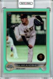 2022 Topps NPB Chrome  巨人 赤星優志  Base, Aqua Parallel 024/199