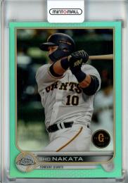 2022 Topps NPB Chrome  巨人 中田翔 Base, Aqua Parallel 047/199