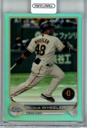 2022 Topps NPB Chrome  巨人 ウィーラー Base, Aqua Parallel 088/199