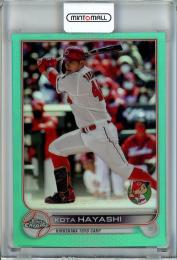 2022 Topps NPB Chrome  広島 林晃汰 Base, Aqua Parallel 068/199