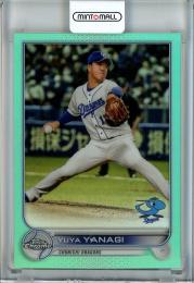 2022 Topps NPB Chrome  中日 柳裕也 Base, Aqua Parallel 162/199
