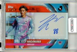 2024 TOPPS Jリーグ フラッグシップ 長沼洋一 #A-YC Autograph 直筆サインカード Orange【19/25】 サガン鳥栖