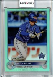2022 Topps NPB Chrome  横浜DeNA 佐野恵太 Base, Aqua Parallel 020/199