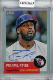 2022 Topps Chrome Platinum Anniversary Franmil Reyes Autographs Refractor #CPA-FR ※初期傷あり【046/199】 Cleveland Guardians