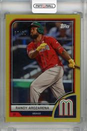 2023 Topps World Baseball Classic Randy Arozarena Gold Rainbow Foil #100【37/50】 Mexico