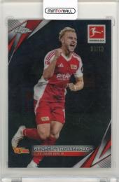 2024-25 Topps Chrome Bundesliga Soccer Benedict Hollerbach Black Refractor【08/10】 1. FC Union Berlin