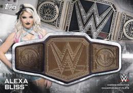 2018 Topps WWE Heritage Wrestling  Alexa Bliss  TLC Commemorative Medallionパラレル版 085/199
