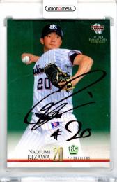 2021 BBM ベースボールカード 1STバージョン 木澤尚文 #319 赤箔サインカード【08/25】 ヤクルト