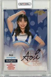 2021 BBM チアリーダー 舞  AOI 直筆サインカード 82/90