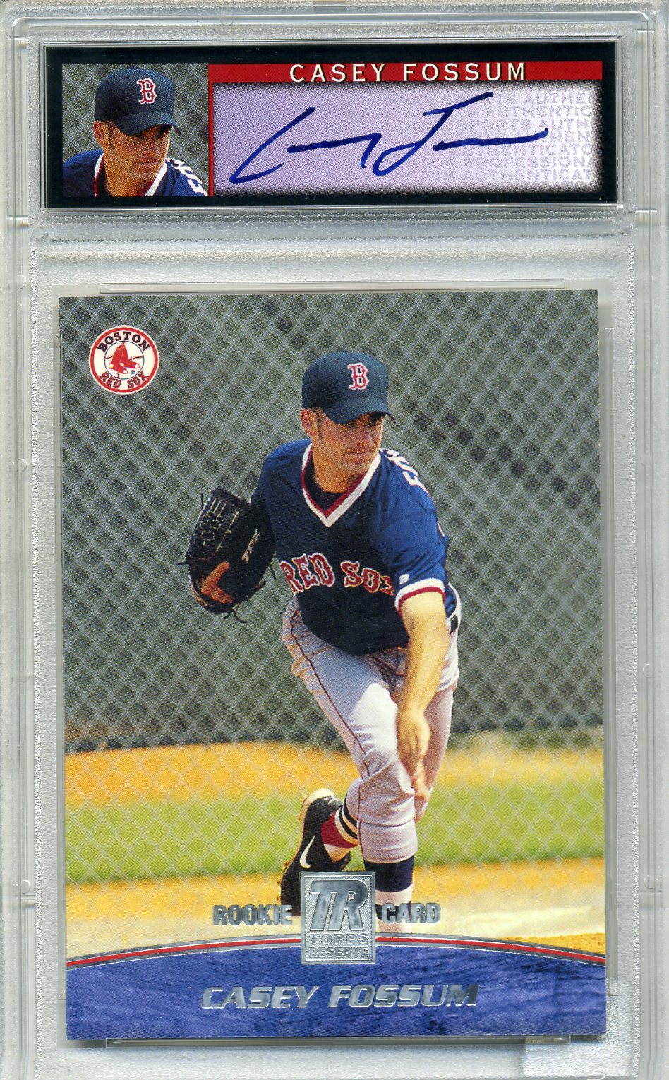 ケーシー・フォッサム(元阪神タイガース)　直筆サイン　TOPPS RESERVE