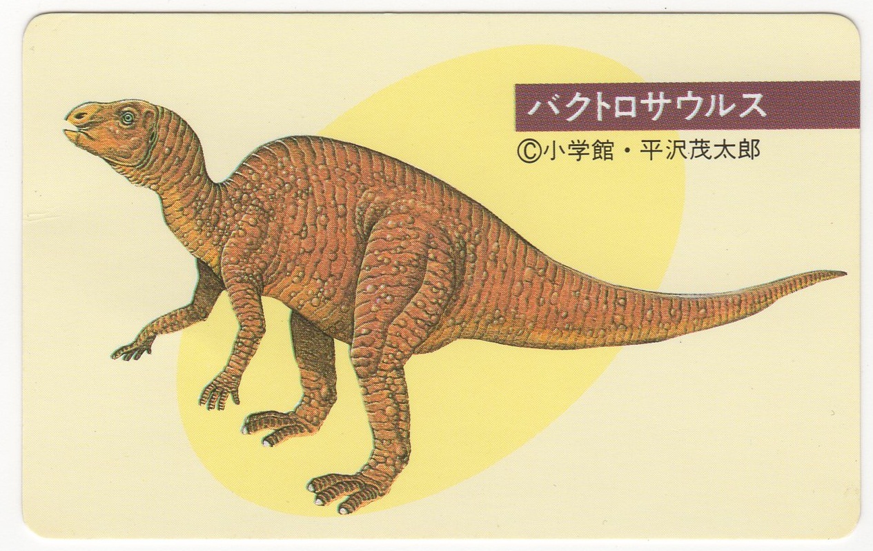 カルビー・恐竜カード 第2弾 No.64 バクトロサウルス