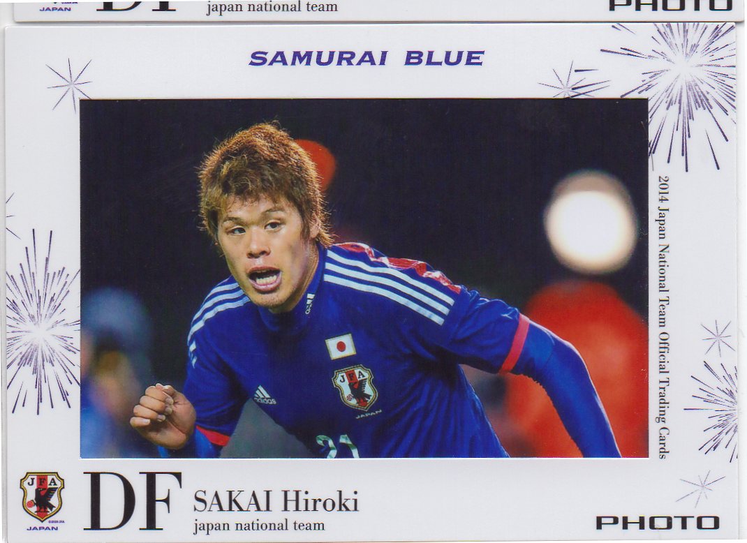 2014年サッカー日本代表 酒井宏樹PH09	50枚限定フォトカード