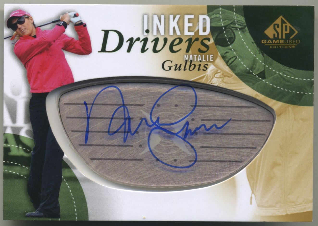 2014 SP Game Used ナタリー・ガルビス 直筆サインカード