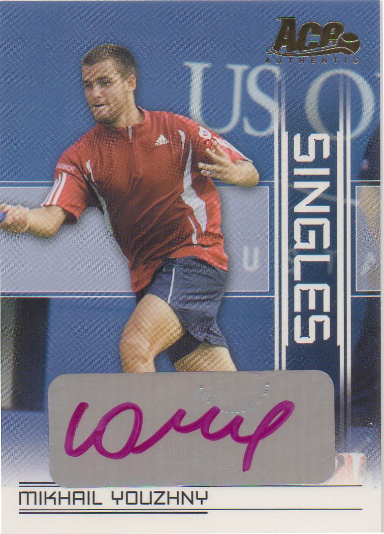2007 ACE AUTHENTIC 	Mikhail Youzhny	直筆サインカード