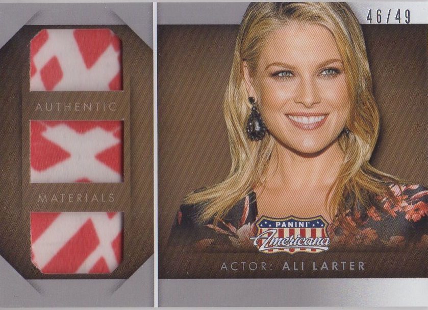 2015 PANINI AMERICANA	ALI LARTER	メモラビリアカード
