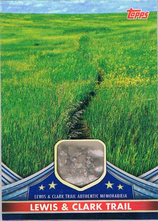 2011 Topps American Pie Lewis & Clark Trail Authentic Memorabilia (Authentic Earth)