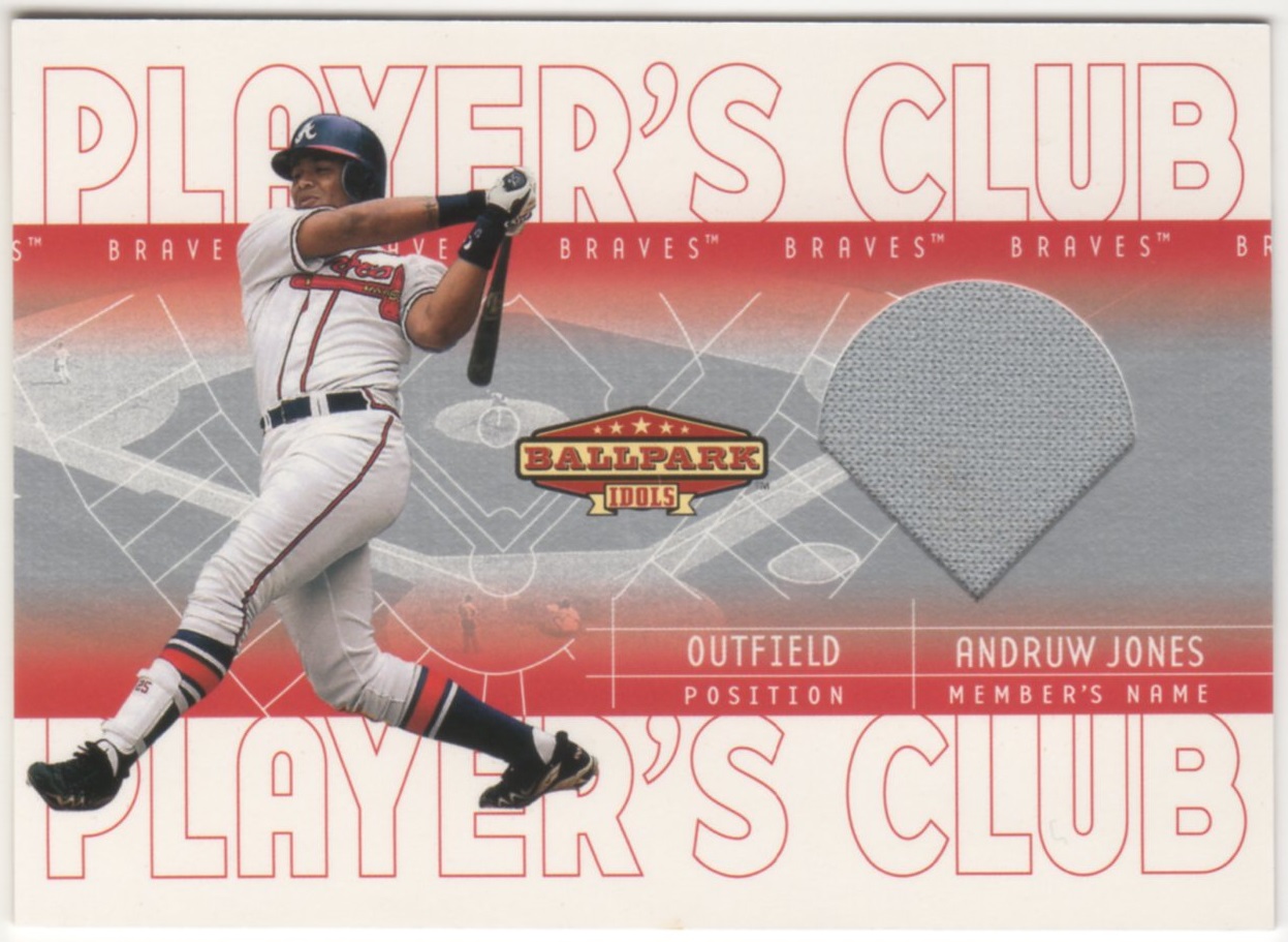 【来日外国人選手/楽天】2002 Upper Deck Ballpark Idols アンドリュー・ジョーンズ(ATL) ジャージカード