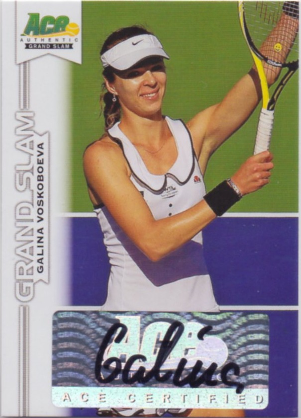 2013 ACE GRAND SLAM	ガリーナ・ヴォスコボエヴァ	直筆サインカード