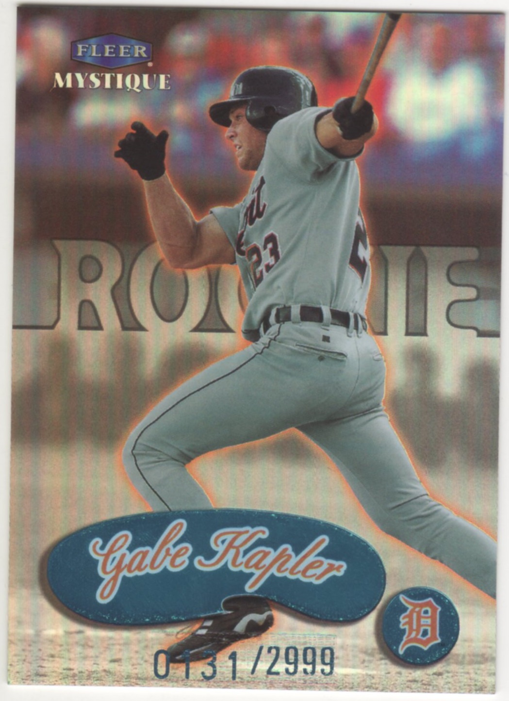 【来日外国人選手/巨人】1999 Fleer Mystique ゲーブ・キャプラー(DET) プロスペクトカード 0131/2999