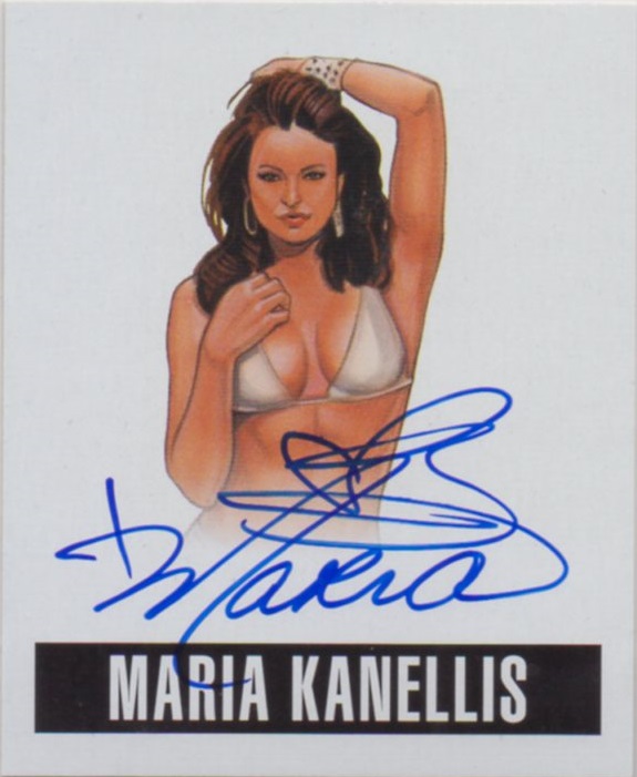 2014 LEAF Original Wrestling Autograph Maria Kanellis