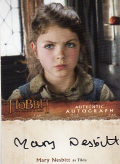 2015 CRYPTOZOIC THE HOBBIT The Desolation of Smaug Mary Nesbitt as Tilda Autograph